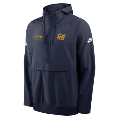 Green Bay Packers Alt Option Route Anorak Men's Nike NFL 1/2